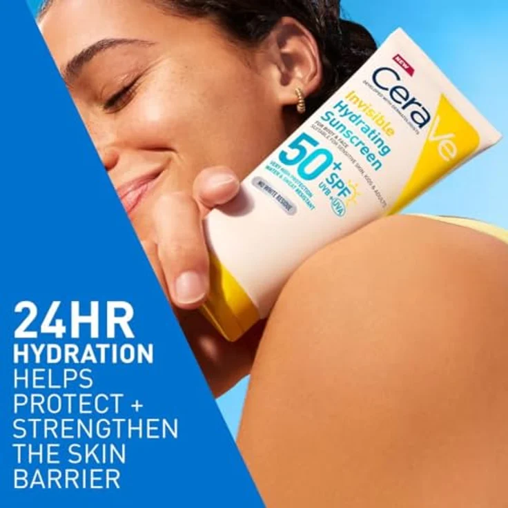 CeraVe Sonnenschutz Körperfeuchtigkeit, Lotion SPF 50+, 75 ml mit 24h Feuchtigkeit und 3 essenziellen Ceramiden – Bild 2