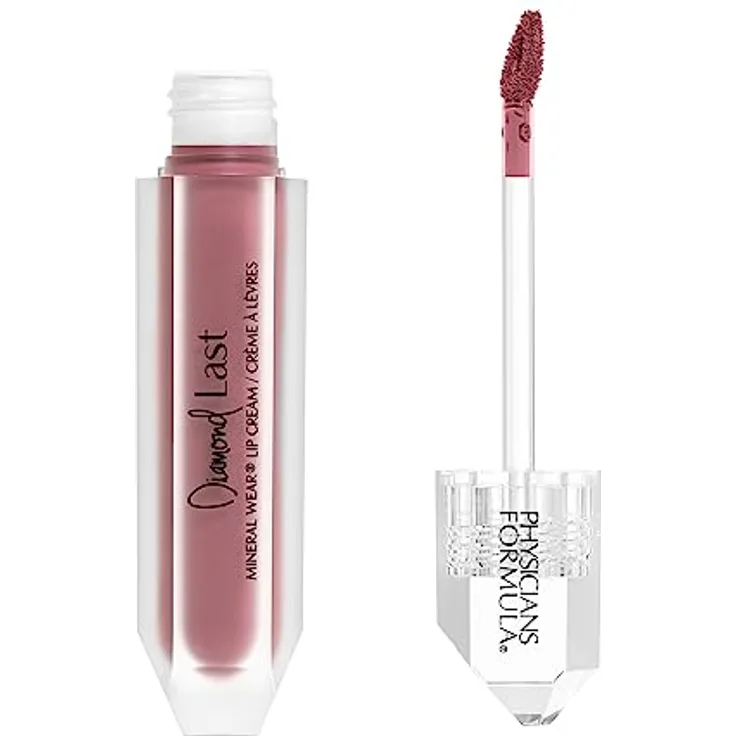 Physicians Formula Mineral Wear® Diamond Last Liquid Lipstick, pflegender Lippenstift mit präziser Bürste, 4,8 ml