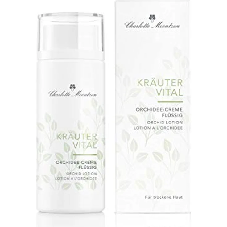 Charlotte Meentzen Kräutervital Orchidee-Creme flüssig Gesichtscreme 150 ml mit pflegender Wirkung – Bild 2