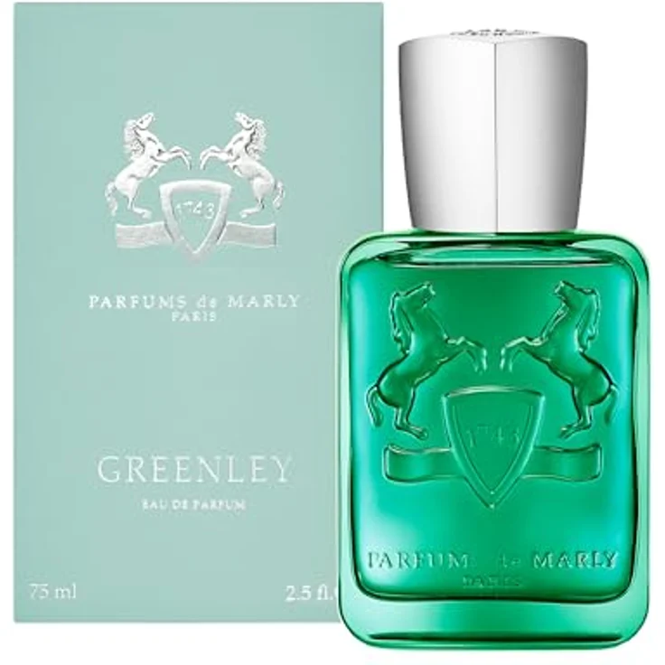 Parfums de Marly - Greenley 75 ml EDP, Herrenduft mit vertikaler Überdosierung von Kaschmirholz, frisch und leuchtend, Maison de Haute Parfumerie, Made in France – Bild 3