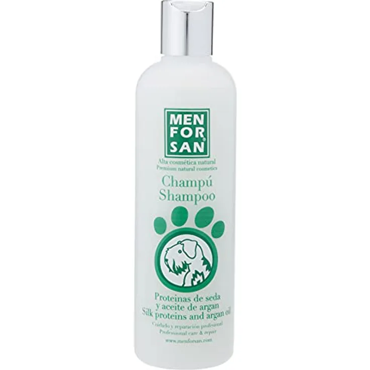 Menforsan Hundeshampoo Seidenproteine ​​und Arganöl 300ml