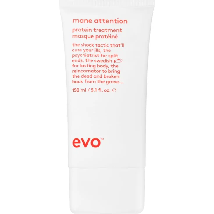 EVO Repair Mane Attention, tiefenwirksame feuchtigkeitsspendende Maske für beschädigtes und coloriertes Haar, 150 ml