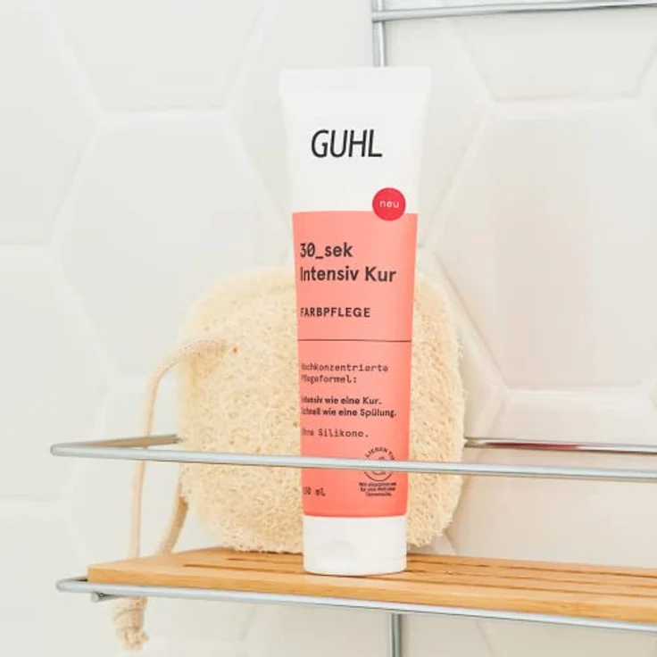 Guhl 30_sek Intensiv Kur - Farbpflege - 100ml - Hochkonzentrierte Pflegeformel - Intensiv wie eine Kur - Schnell wie eine Spülung - Ohne Silikone – Bild 5