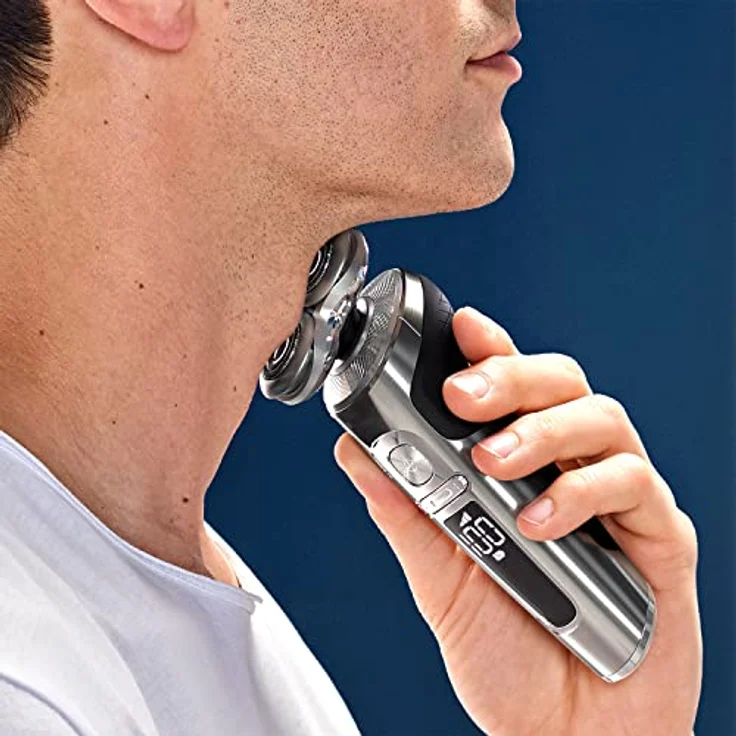 Philips SP9820-18 Elektrischer Nass- und Trockenrasierer Series 9000 Prestige mit Nano-Tech Präzisionsklingen, Präzisionstrimmer – Bild 7