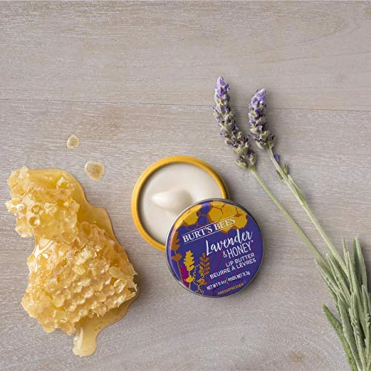 Burt's Bees Pflanzenzauber - Lavendel & Honig- Lippenbutter 11,3 g, für gepflegte Lippen – Bild 4