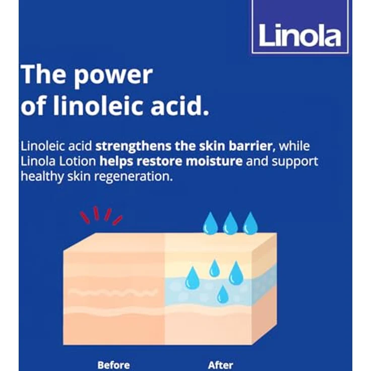 Linola Hautmilch - 500 ml im Spender | Körperlotion für trockene, beanspruchte und zu Neurodermitis neigende Haut, medizinische Hautpflege, dermatologisch getestet – Bild 5