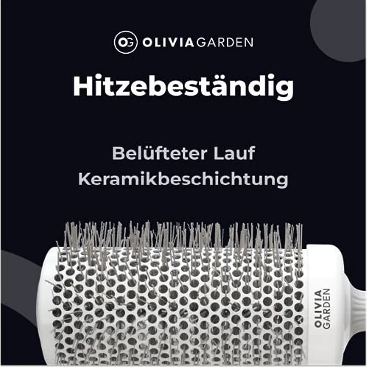 Olivia Garden - Expert Blowout Speed White and Grey Hairbrush- 65 – Bild 5