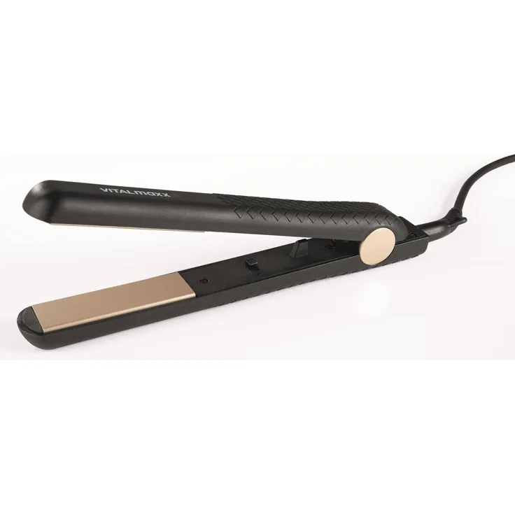 Vitalmaxx Glätteisen, Haarglätter mit PTC-Heizelementen, 215 °C, schwarz