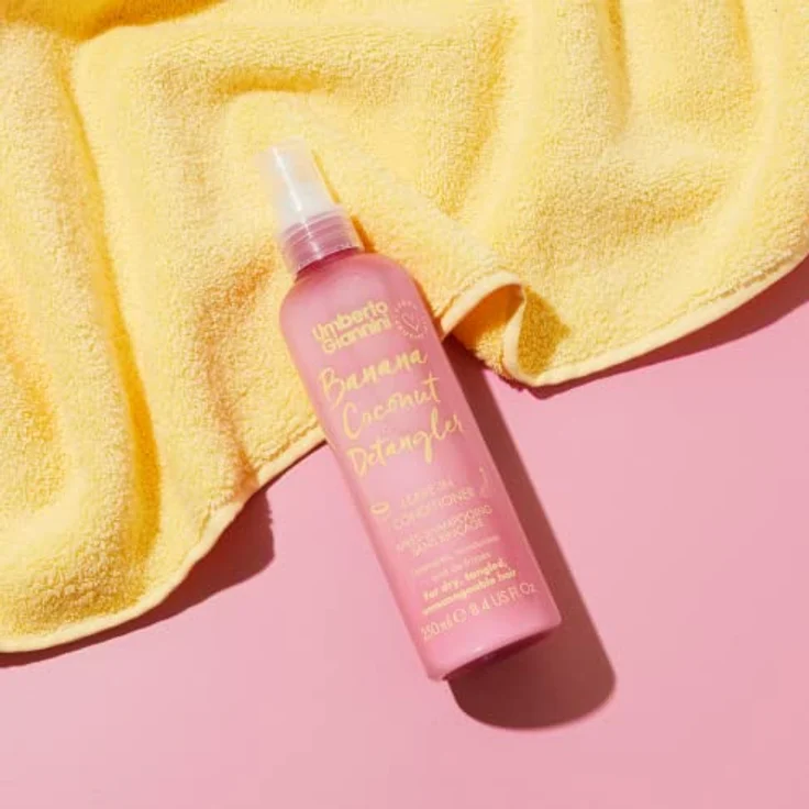 Umberto Giannini Banana Butter Coconut Leave-In Conditioner, 250 ml, pflegendes Leave-in Spray mit Bananarama Bliss Duft – Bild 5