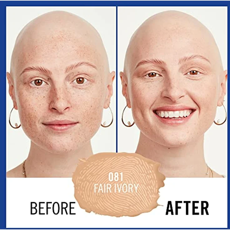 Rimmel London Match Perfection 081, Make-Up Foundation, 30 ml mit perfekter Farbnuance und natürlichem Finish – Bild 4