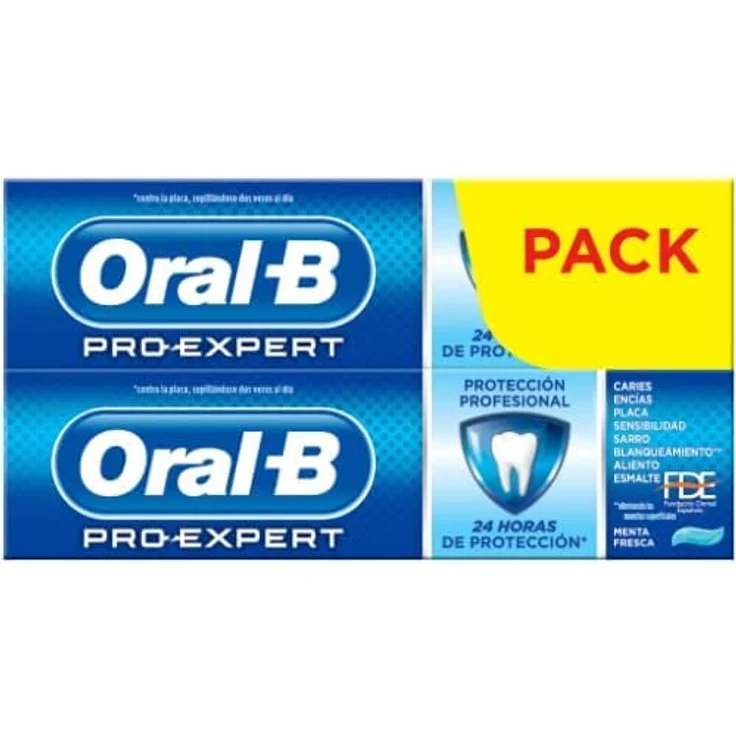 Oral-B PRO-EXPERT PROTECCION PROFESIONAL Zahnpasta, 2er Pack mit 75 ml, für optimale Mundhygiene und überraschendes Frischegefühl – Bild 2