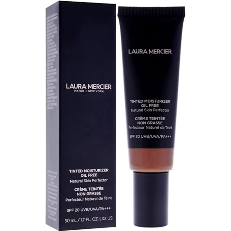 Laura Mercier Tinted Moisturizer Oil Free Relaunch - 5C1 Nutmeg, 50 ml, Deckende Foundation – Bild 3