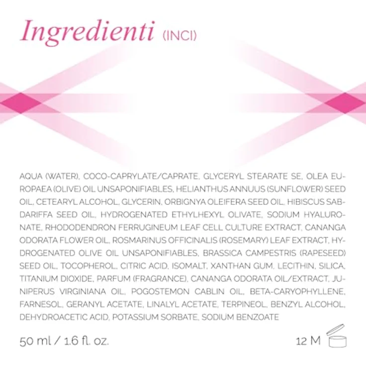 L'Erbolario Hyaluronsäure Gesichtscreme, Dreifachwirkung, Anti-Aging, 50 ml – Bild 2