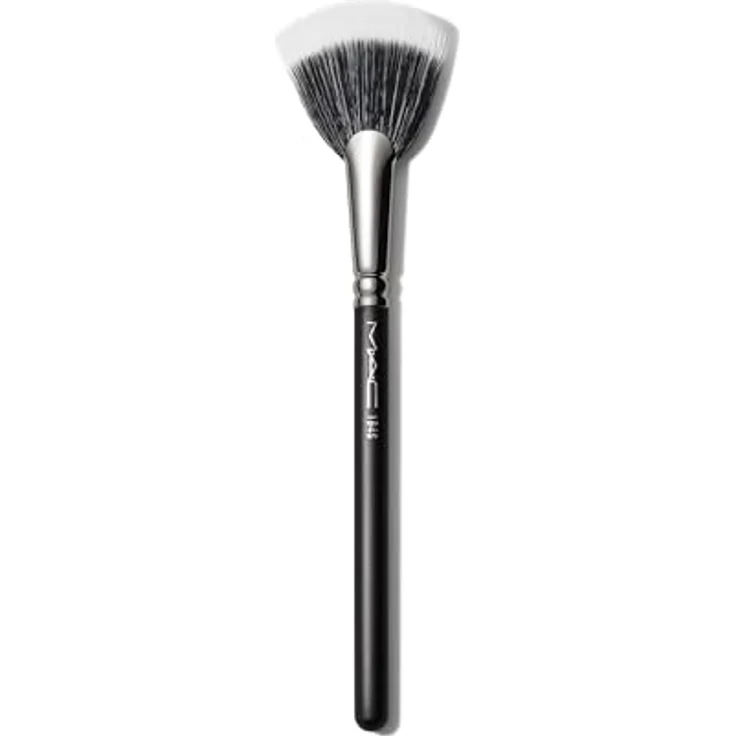 MAC Cosmetics Brush 184S Duo Fibre Fan Make-up-Pinsel - Präzises Auftragen von pudrigen Produkten, weiche Borsten - 1 St. – Bild 1