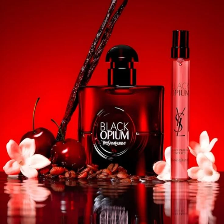 YVES SAINT LAURENT Black Opium Over Red Eau de Parfum 90 ml - Damenduft – Bild 4