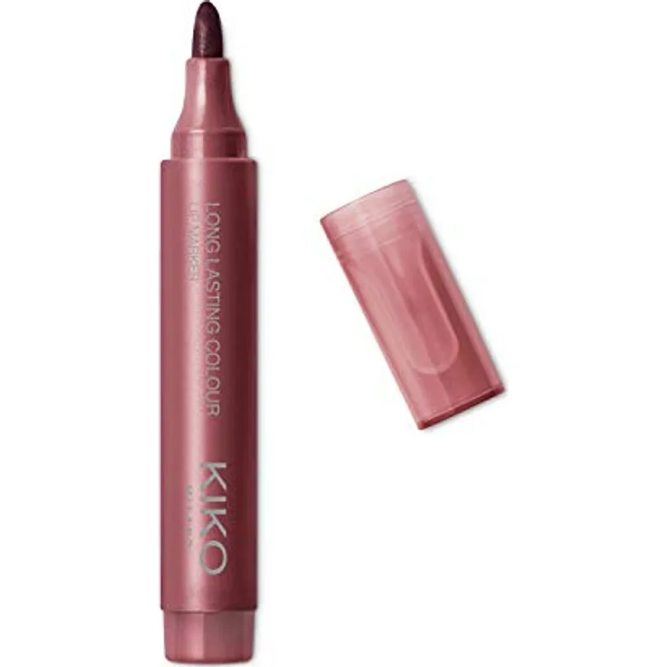KIKO Milano Long Lasting Colour Lip Marker, langanhaltender Lippenstift in Farbton 107 Plum, 2.5 g