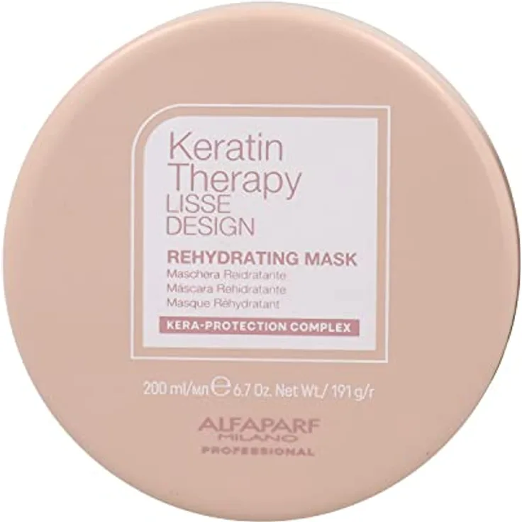 Alfaparf Milano Keratin Therapy Lisse Design Rehydrating Mask 200ml - Rehydrierende Maske