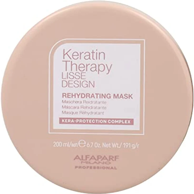 Alfaparf Milano Keratin Therapy Lisse Design Rehydrating Mask 200ml - Rehydrierende Maske – Bild 1