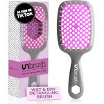 UNbrush Original Collection Detangling Hair Brush, Orchid Detangler für nasses und trockenes Haar, unisex