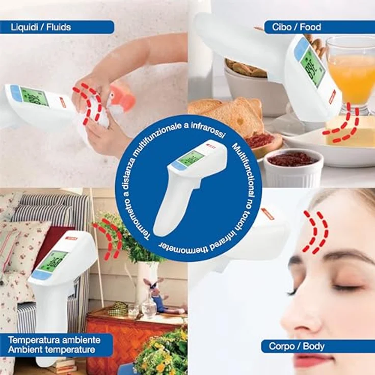 Gima Termometro NO Contact Gimatemp, Fieberthermometer ohne Körperkontakt – Bild 2