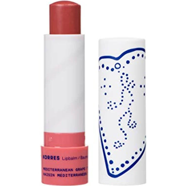 KORRES EVERYDAY ESSENTIALS Hand- und Lippen Pflegeset, Peony Rose Handcreme 50ml & Mediterranean Grape Lip Balm 4,5g, silikon- & parabenfrei, Geschenkset für Frauen – Bild 3