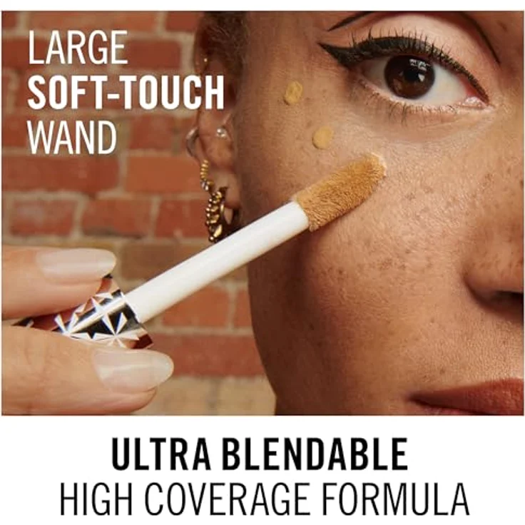 Rimmel London The Multi-Tasker, 055 Classic Beige, Concealer mit bis zu 24 Stunden Halt, langanhaltender Feuchtigkeit, vegane Formel - 10 ml – Bild 4