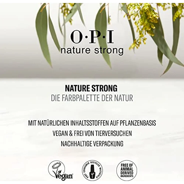 OPI Nature Strong Nagellack 15 ml Raindrop Expectations – Bild 4