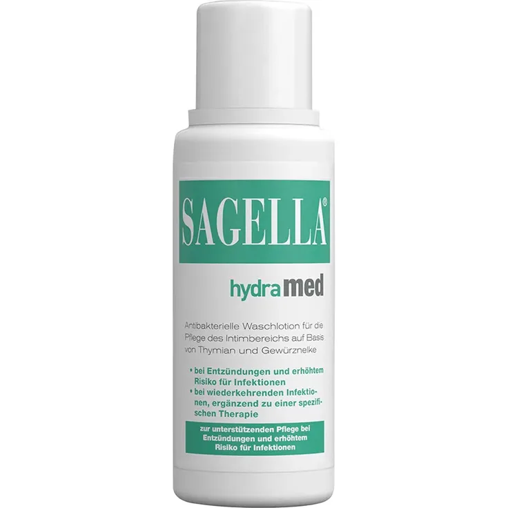 SAGELLA Sagella hydramed Intimwaschlotion, 100 ml Lotion für tägliche Pflege und Schutz des Intimbereichs bei erhöhtem Infektionsrisiko