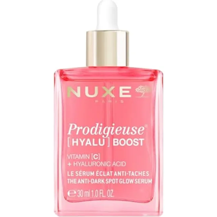Nuxe Prodigieuse Boost, Anti-Dark Spot Glow Serum mit Hyaluronsäure, 30 ml - Leuchtkraft-Booster für alle Hauttypen
