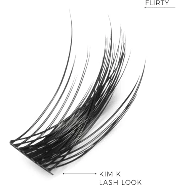 NANOLASH Flirty Wimpern, falsche Wimpern für Wimpernverlängerung, 36 Segmente in 10 mm, 12 mm und 14 mm – Bild 3