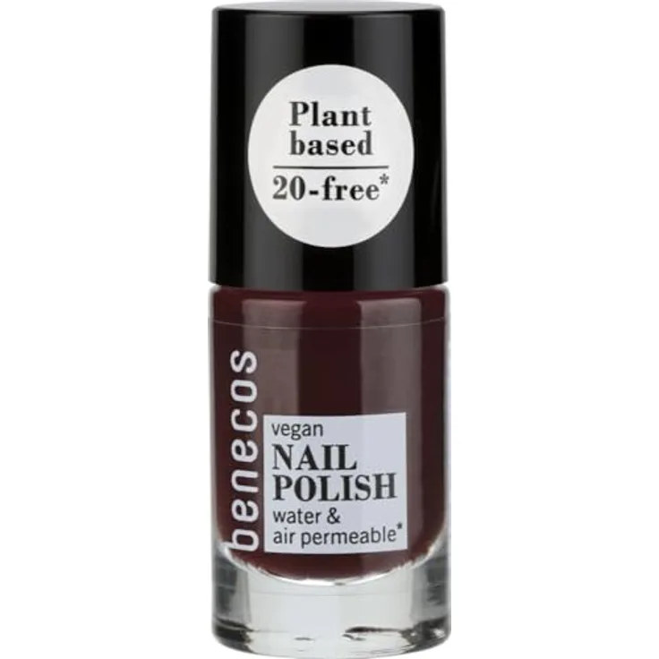 benecos Nail Polish vamp, Nagellack mit 60 ml Packungsinhalt