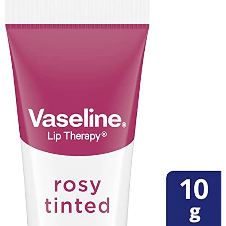 Vaseline Lippenbalsam Rosy Tinted schützt die Lippen vor dem Austrocknen hergestellt mit 100% reiner Vaseline 10 g – Bild 2