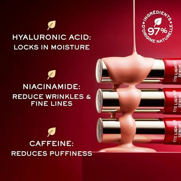 Nuxe Merveillance LIFT Eye Lighter Serum, aufhellendes Augenkonturserum mit Hyaluronsäure, 12 ml – Bild 4