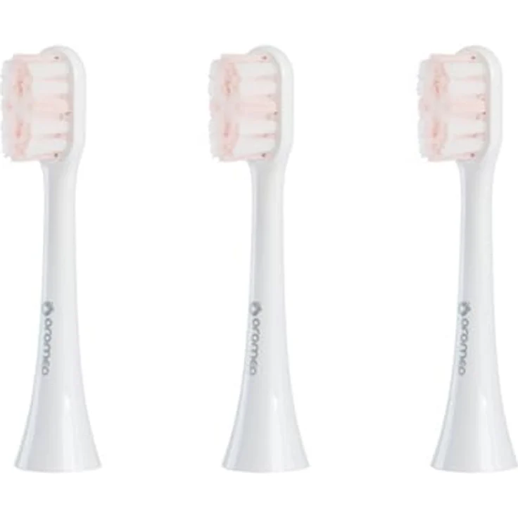 Oromed Bürstenköpfe 3 Stück – Ersatzköpfe für ORO-SMILE White, gründliche Plaque-Entfernung und sanfte Zahnfleischmassage – Bild 1