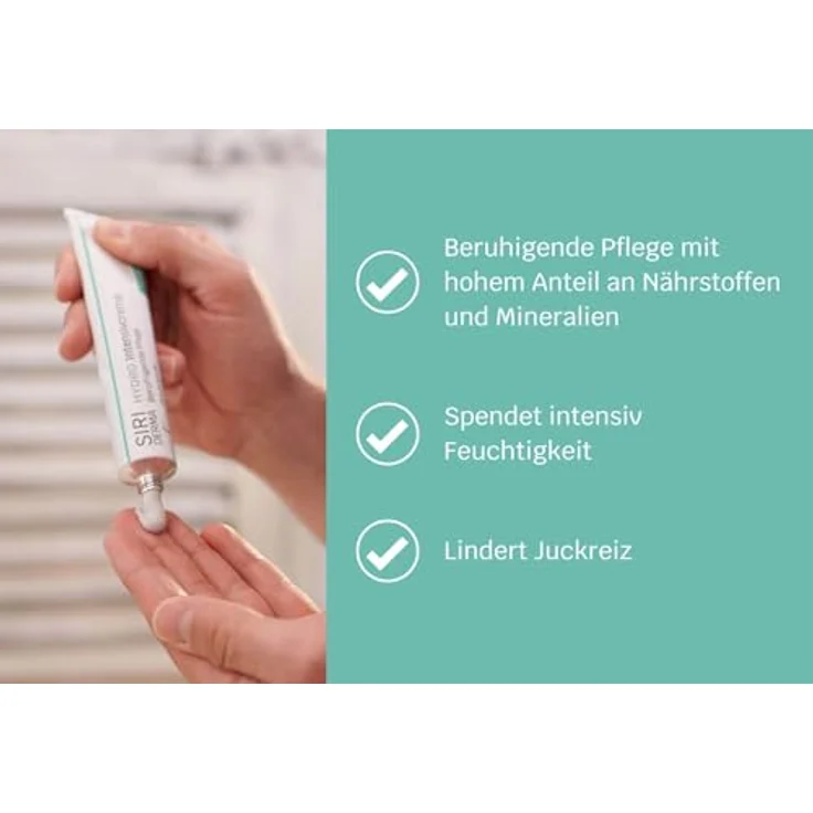 SIRIDERMA HYDRO Intensivcreme | Creme für juckende und gereizte Haut bei Neurodermitis und Psoriasis (ohne Parfum, 50 ml) – Bild 2