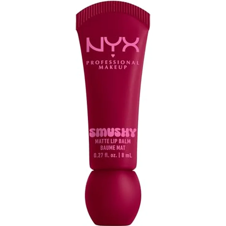 NYX PROFESSIONAL MAKEUP Smushy Matte Lip Balm, aufbaubare Farbe mit angenehmem Tragegefühl, vegan, Farbe: Squeeze n' Sizzle – Bild 1