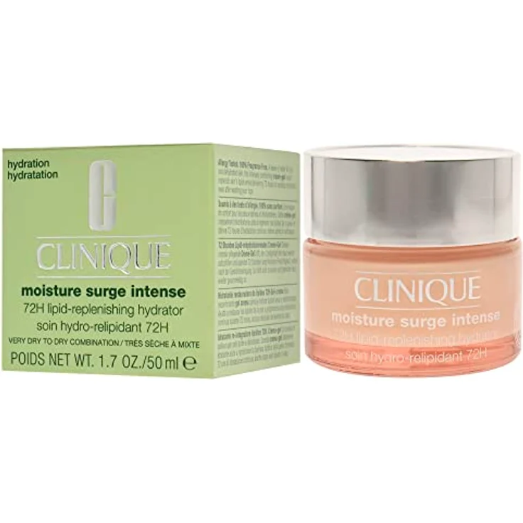 Clinique Feuchtigkeitspflege Moisture Surge Intense 72H Lipid-Replenishing Hydrator Gesichtscreme 50 ml mit feuchtigkeitsspendender Wirkung – Bild 4