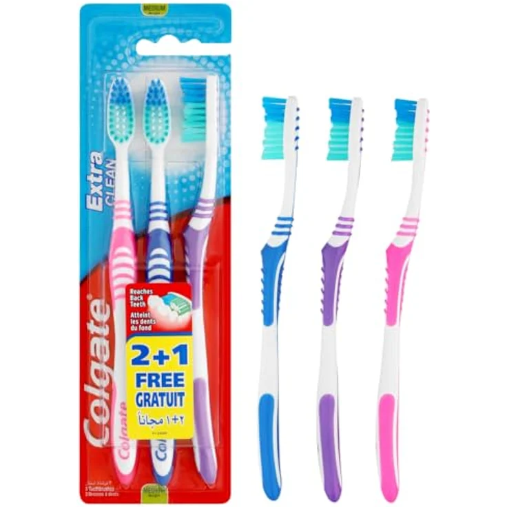 EXTRA CLEAN cepillo dientes #medium 3 uds – Bild 4