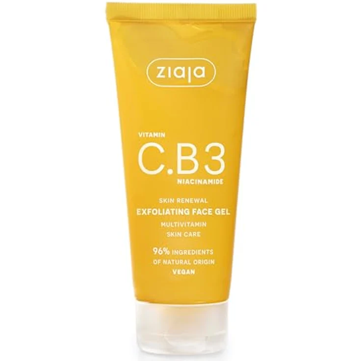 Ziaja Vitamina C B3 Niacinamida Exfoliante Gel Facial, 100 ml, enzymatisches Peeling zur Hautreinigung und -verjüngung – Bild 1