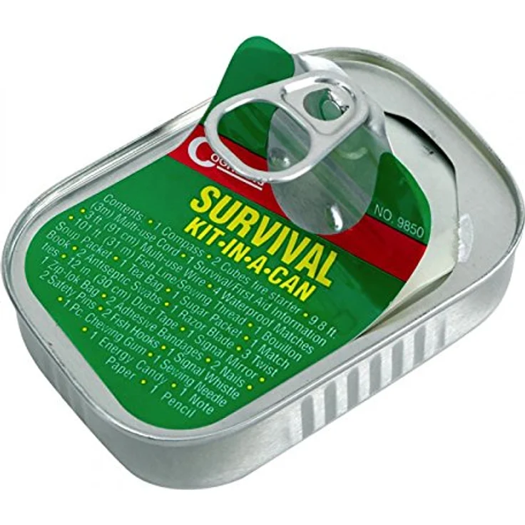 Coghlans Survival Kit,asserdichte Fischdose 33-teiliges Survival Kit – Bild 4
