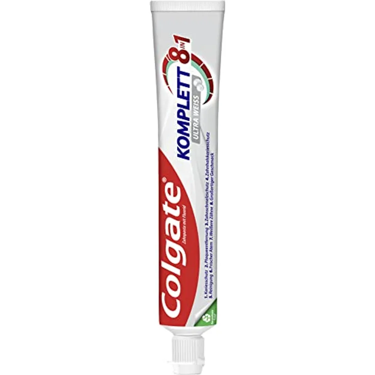 Colgate Komplett Ultra Weiss Tube 75 ml, für ein strahlend weißes Lächeln