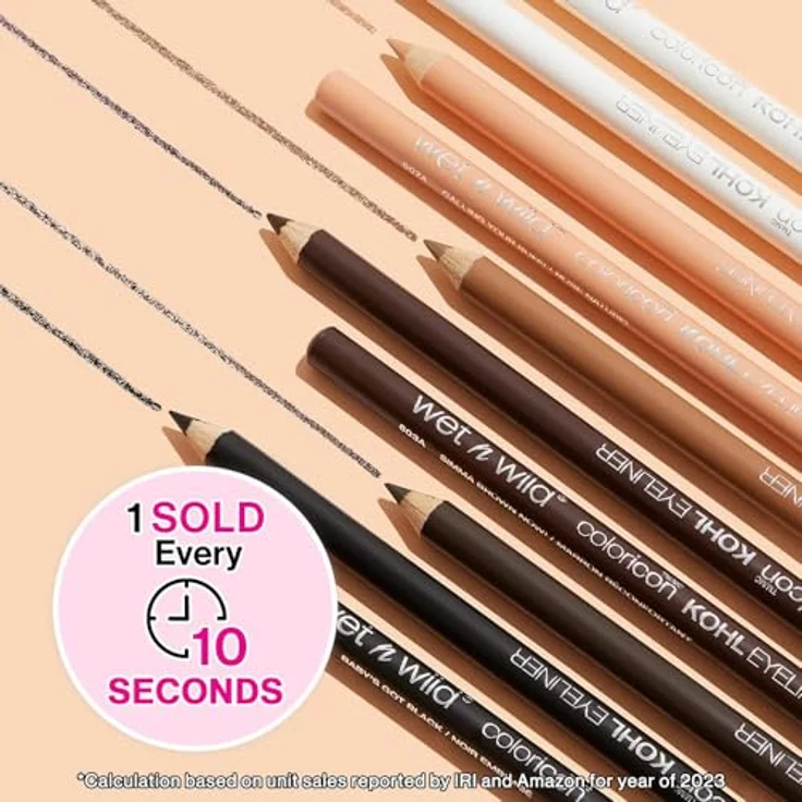 wet n wild Color Icon Kohl Liner Pencil, hochpigmentierter Eyeliner in Pretty in Mink, 1,4 g – Bild 6