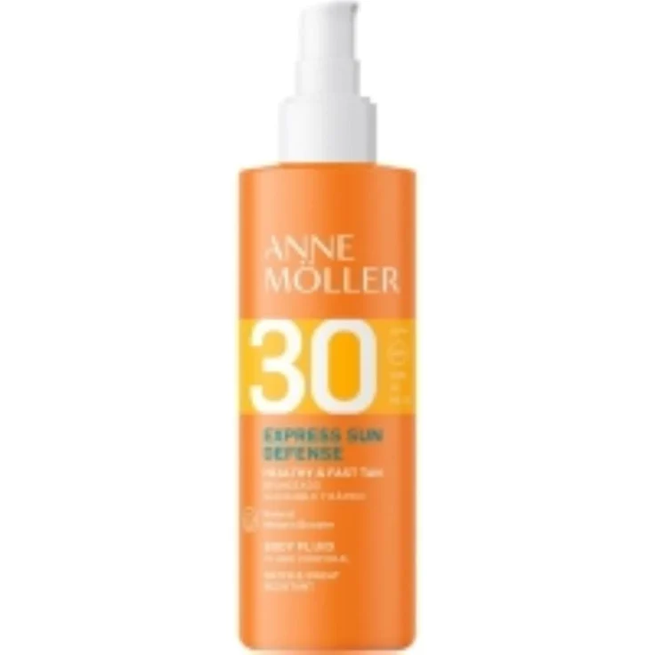 Anne Möller Express Sun Defense Body Fluid SPF 30, Sonnenschutz mit Global Defense Technology und Natural Melanin Booster, 175 ml – Bild 1