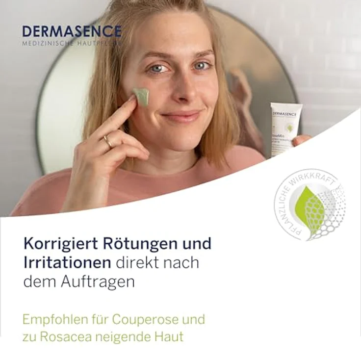 Dermasence RosaMin, getönte Tagescreme mit LSF 50 für empfindliche Haut, 30ml – Bild 3