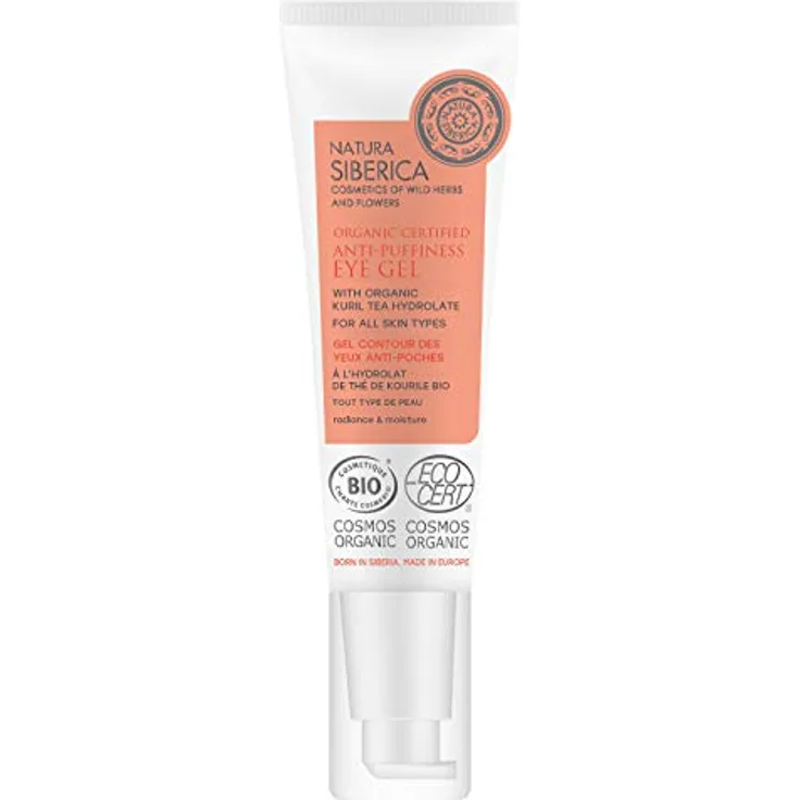 Natura Siberica Bio-zertifiziertes Anti-Puffiness Augengel, 30 ml