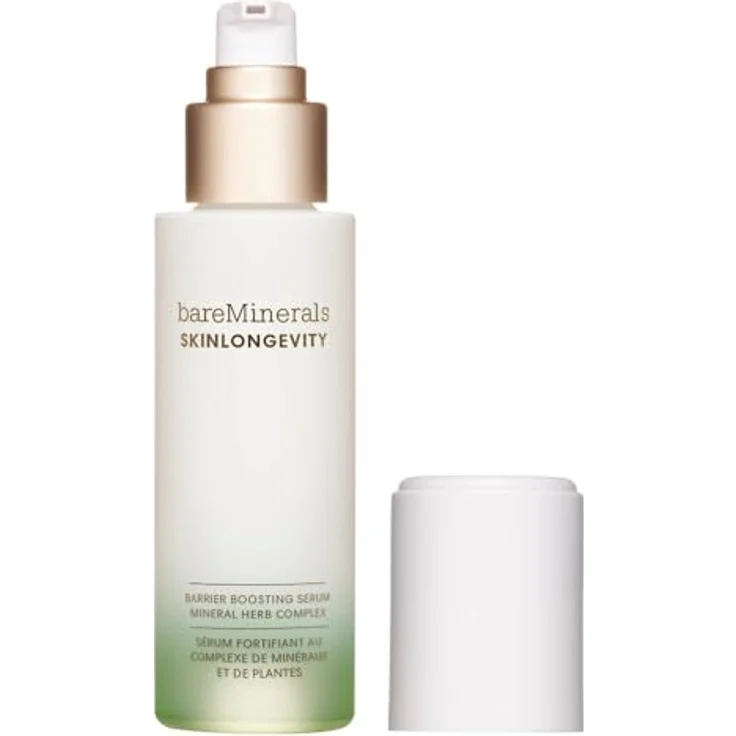 bareMinerals Seren Barrier Boosting Serum, Feuchtigkeitsserum mit Mineral Herb Complex und Niacinamid, 30 ml – Bild 1