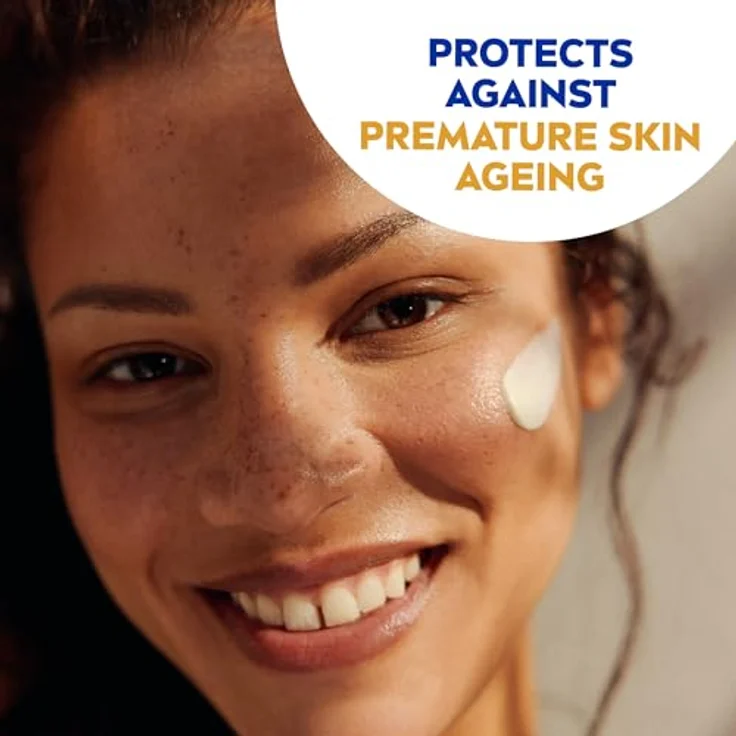 NIVEA UV Face Shine Control SPF50 (50ml), Gesicht Sonnencreme, UV Gesichtscreme, Feuchtigkeitscreme mit LSF50 für den täglichen Gebrauch, Sonnenschutz für sofortigen UVA/UVB Schutz – Bild 4