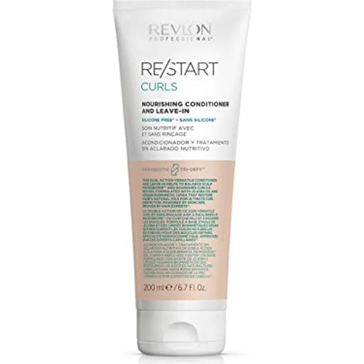 REVLON PROFESSIONAL Re/Start Curls Nourishing Conditioner and Leave-In 200 ml, pflegend und schützend, langanhaltend
