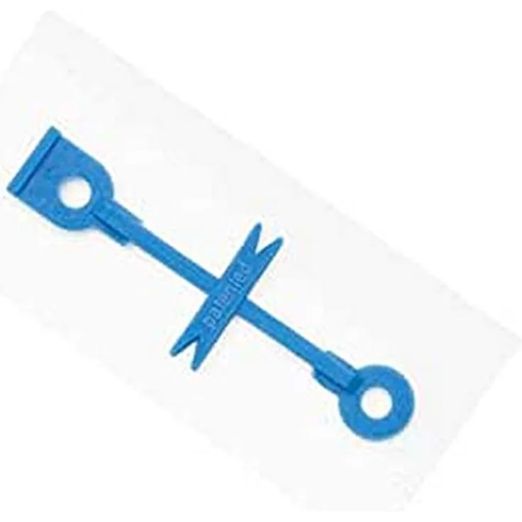 Silikon Dauerwellgummi Elaxticool blau mittigem Distanzhalter