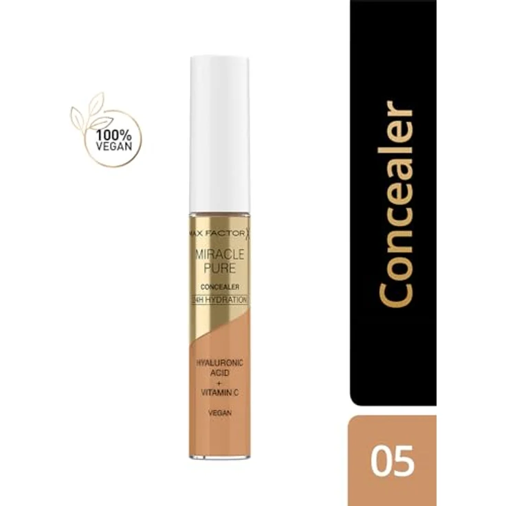 Max Factor Miracle Pure Skin, Flüssig-Korrektor mit feuchtigkeitsspendender Wirkung, Farbton 50, 7,8 ml – Bild 2